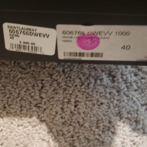 Saint Laurent YSL Cassandra Wedge Heel Shoe - Picture 2 of 10